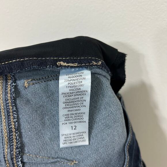 Democracy Womens Sz 12 Ab Technology Dark Wash High Rise Bootcut Jeans Western - Picture 4 of 5